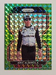 2022 Panini Prizm NASCAR Racing #15 Aric Almirola Reactive Green Prizm - Foto 1 di 2