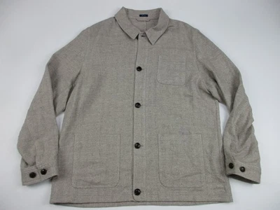 Mens XL Peter Millar Summer Strasse Chore Coat linen cashmere herringbone - Image 1 of 4