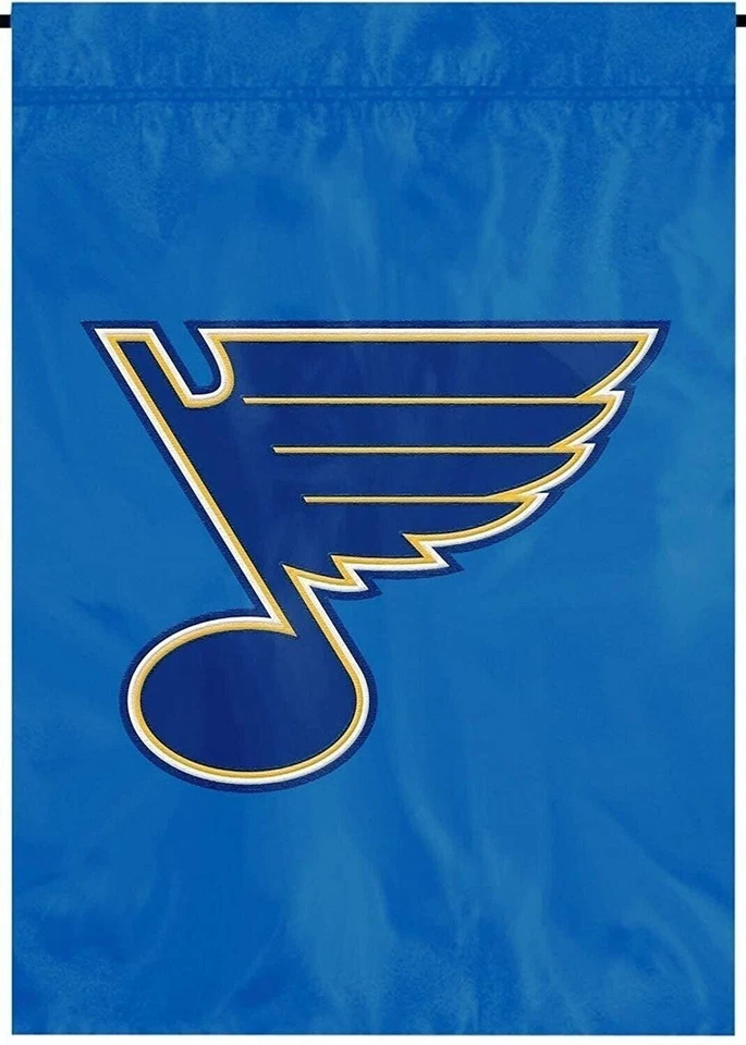 St Louis Blues Premium Garden Flag Banner Applique Embroidered 12.5x18 Inch - Image 1 of 1