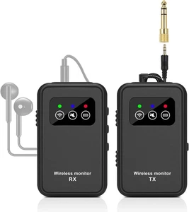 Stereo Wireless in-Ear Monitor System 2.4G IEM Stage Black  - Picture 1 of 9
