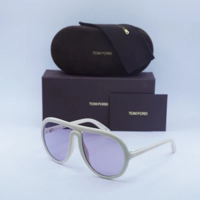Gafas de sol TOM FORD FT0768 25Y marfil/violeta 60-16-135 nuevas auténticas Foto 1 de 4