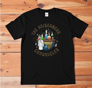 Heisenberg Chronicles T-Shirt | Breaking Bad Chemistry Lab Globe Tee | New - Picture 1 of 3
