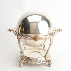 Army & Navy Cooperative Society Silverplate Roll Top Caviar Butter Candy Dish - Bild 1 von 7
