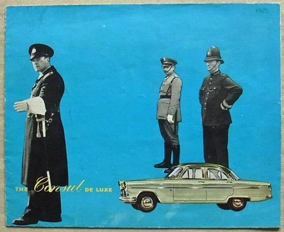 FORD CONSUL DE LUXE Car Sales Brochure For 1958 #F5693/957 - Image 1 of 4