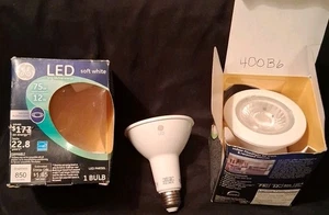 2 GE 75W Soft White LED PAR30L Soft White Dimmable Bulbs - Picture 1 of 4