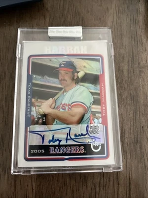 2005 Topps Retired Signature Edition Toby Harrah Auto Autograph JX4286 - Image 1 of 2