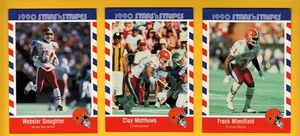 Juego Fleer Stars N' Stripes Cleveland Browns 1990 arcilla Matthews Frank Minnifield - Imagen 1 de 1