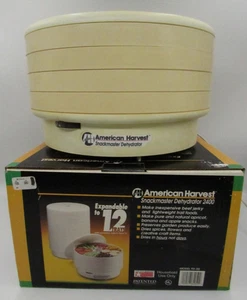 American Harvest Snackmaster Food Dehydrator 2400 FD-50/30 with booklet   works - Picture 1 of 12