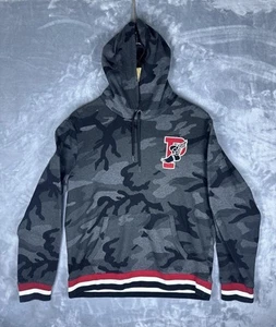 Polo Ralph Lauren Ala P 1992 Estadio Camuflaje Rayas Pullover Sudadera con Capucha L Streetwear - Imagen 1 de 9