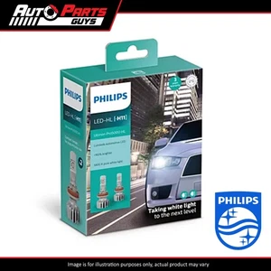 PHILIPS LED H11 Ultinon 12V Pro500HL 5800K Bright Pure White Light Pair - Picture 1 of 2