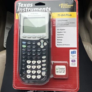Texas Instruments TI-84 Plus Allzweck graphischer Taschenrechner schwarz neu versiegelt - Bild 1 von 2
