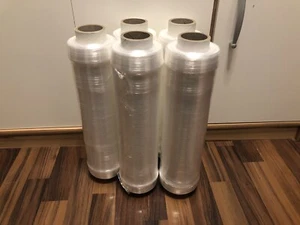 5 Rollen Strechfolie Handstretchfolie Dehnfolie Wickelfolie Paletten Folie - Bild 1 von 4