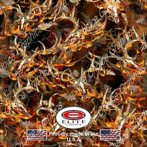 Obliteration Blaze Buck CAMO DECAL WRAP VINYL 52"x15" PRINT REAL CAMOUFLAGE - Picture 1 of 4