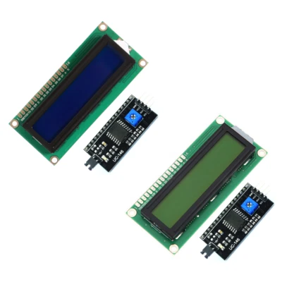 LCD 1602A + I2C Modul 16x2 Zeichen Display HD44780 LCD 1602 Arduino Raspberry Pi - Bild 1 von 2