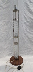 Lámpara de pie vintage retro lámpara de pie Space Panton cristal cromo años 60 - 70 - Imagen 1 de 7