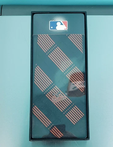 Baltimore Orioles Mens Necktie Officially Licensed MLB Baseball Black Neck Tie Cover