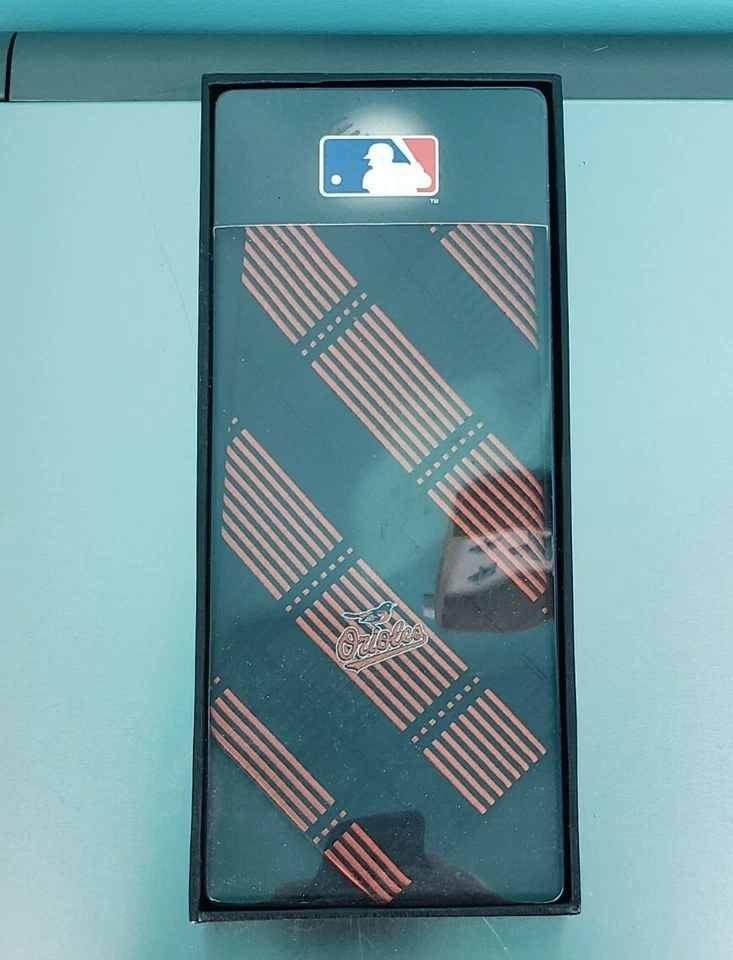 Baltimore Orioles Mens Necktie Officially Licensed MLB Baseball Black Neck Tie  - Image 1 of 1