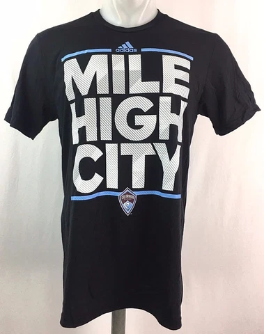 Colorado Rapids Adidas Men's 'Mile High City' T-Shirt Black MLS Cover