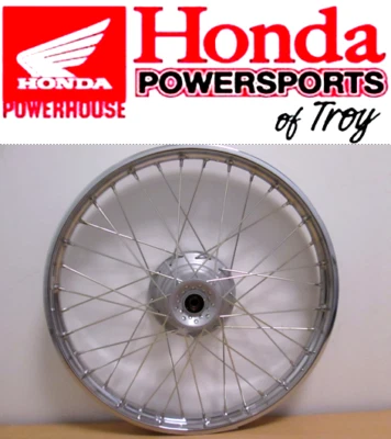 NUEVA RUEDA DELANTERA COMPLETA HONDA OEM 1985-2013 XR100R / CRF100R *44650-KSJ-315* Foto 1 de 3