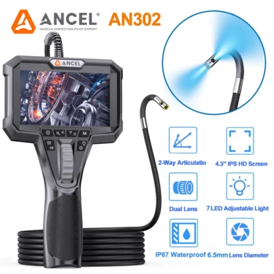 Endoskopkamera 2-Weg 210° Industrielle Inspektion 6.5mm Lens Inspektionskamera - Bild 1 von 4