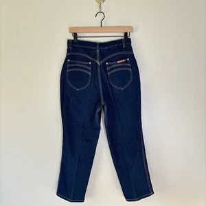 Vintage Gitano Jeans Women 12 80s High Waist Straight Leg Mom Blue Denim 28 - Picture 1 of 19