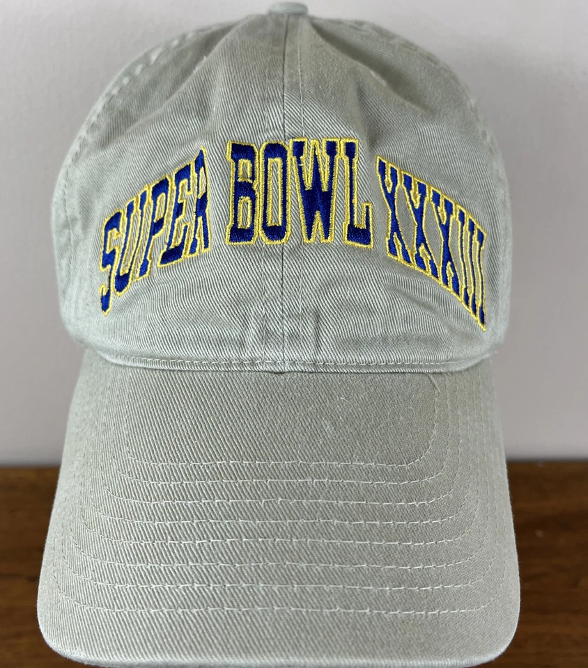 Vintage 1999 Super Bowl XXXIII Miami Starter Strapback Hat NFL The Right Hat - Image 1 of 4