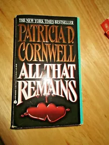 Patricia D Cornwall All the Remains Paper Back Book; - Picture 1 of 4