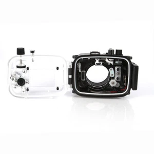 Meikon 40m Waterproof Underwater Housing Case For Canon PowerShot G7X Mark II - Picture 1 of 11