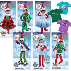The Elf on The Shelf Claus Couture 2024 Complete 6 Set: PJs, 2 Dresses, Chef, Sk - Picture 1 of 4