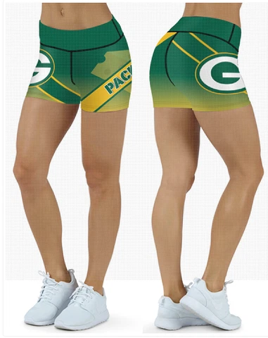 Green Bay Packers Women's Shorts Size 0/2 - 12/14 Cover