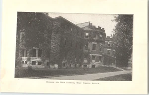 Print Plate c1910 WV Asylum Building for Male Patients Weston - Picture 1 of 1