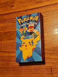 Pokemon - I Choose You! Pikachu VHS Tape Nintendo 1997 Pre Owned - Picture 1 of 5