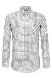 RALPH LAUREN UOMINI Camicia  vestibilità Custom-fit Motivo Quadretti  - Imagen 1 de 10