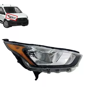 Fits 2019-2023 Ford Transit Connect Right Front Headlight Lamp Black Passenger - Picture 1 of 8