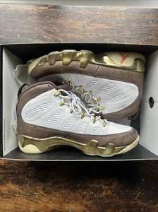 Size 8 - Air Jordan 9 Retro MOP Melo White Icey Gold (302370-122) - Picture 1 of 6