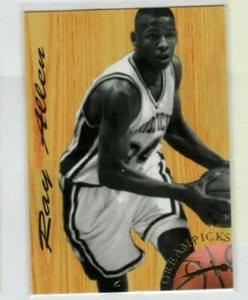Ray Allen Rookie 1996-97 artículo genuino Dream Picks #BK1 Bucks Sonics  - Imagen 1 de 2