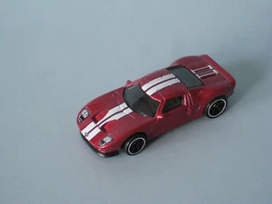 Caja de cerillas Ford GT carrocería roja metálica coche modelo de juguete de carreras 70 mm UB b - Imagen 1 de 3