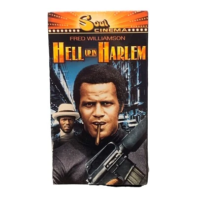 Hell Up In Harlem (VHS) Fred Williamson Soul Cinema Movie Classic RARE NEW - Image 1 of 4