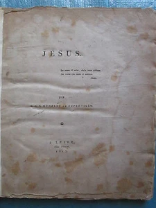 HUMBERT DE SUPERVILLE : JESUS. Leyde, 1815. - Picture 1 of 10