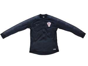 Croatia Soccer Anthem Jacket Nike Zipped Top Football Coat Hrvatska HNS
