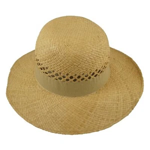 Italian Serena Strohhut Damenhut Sonnenhut Sommerhut Strandhut Frühling - Bild 1 von 4