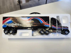 Matchbox Harley Davidson Kenworth 18 Wheeler Tractor Trailer KS188SA-M - Picture 1 of 6