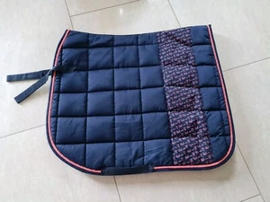 Dressur (DR) Schabracke Ride now in navy/ pink Neuwertig!!! - Bild 1 von 6
