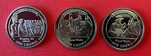 1 crown, Gibraltar, 2005-2006 (80th ann-ry of the birth of Elizabeth II) 3 coins - Picture 1 of 2
