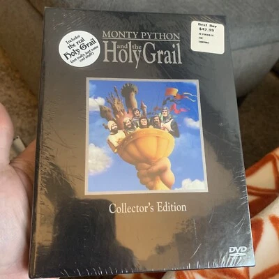 MONTY PYTHON AND THE HOLY GRAIL COLLECTOR'S EDITION FILM CEL SCREENPLAY 2 DVD - Image 1 of 2