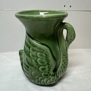 Cerámica Artística Cisne Verde Old Shawnee EE. UU. 806 6" Original [62] - Imagen 1 de 10