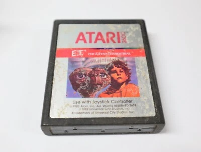 E.T. The Extra-Terrestrial (Atari 2600, 1982) Cart Only - Image 1 of 2
