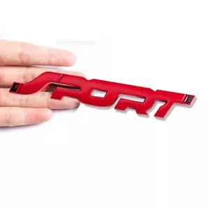 3D Metal SPORT Logo Emblem Badge Sticker Trunk Fender Decals Car Accessories 1x - Picture 1 of 8