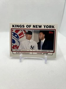 DEREK JETER ALEX RODRIGUEZ 2004 Topps KINGS OF NEW YORK #693 Yankees 1st Edition - Picture 1 of 2
