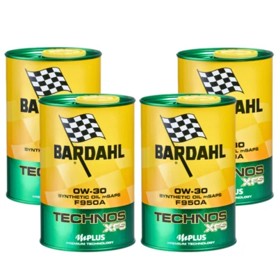 Aceite de motor 4 litros Bardahl Technos Xfs F950A 0W30 coche Ford Wss-M2C950-A C2 Foto 1 de 4
